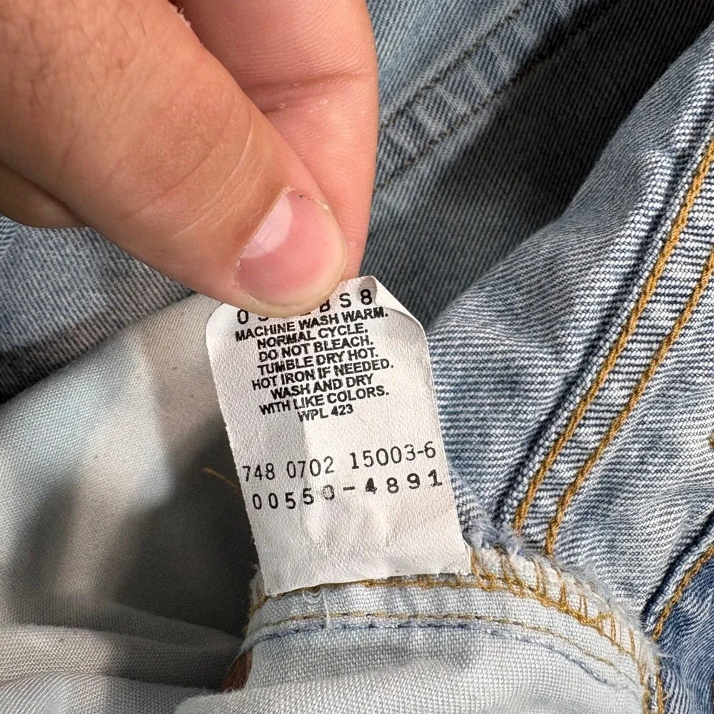 Vintage Y2K Levi's 550 Jeans Men 40x30 Light Wash‎ Relaxed Fit Tapered Denim